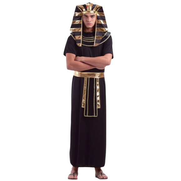 Hauntlook Egyptian Pharaoh Men's Halloween Costume Sz XL Cosplay Dressup - Picture 1 of 6